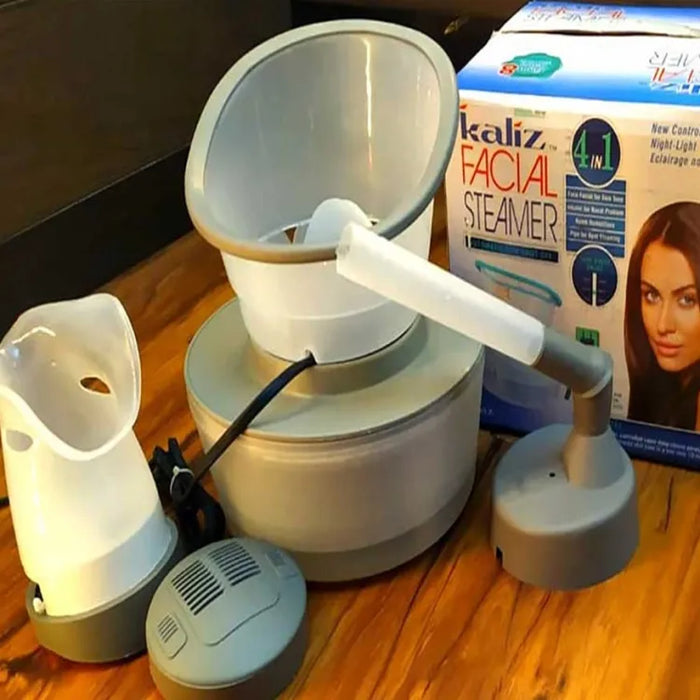 Kaliz Facial Steamer Set 4 In 1 With Inhaler Humidifier Toner And Steamer