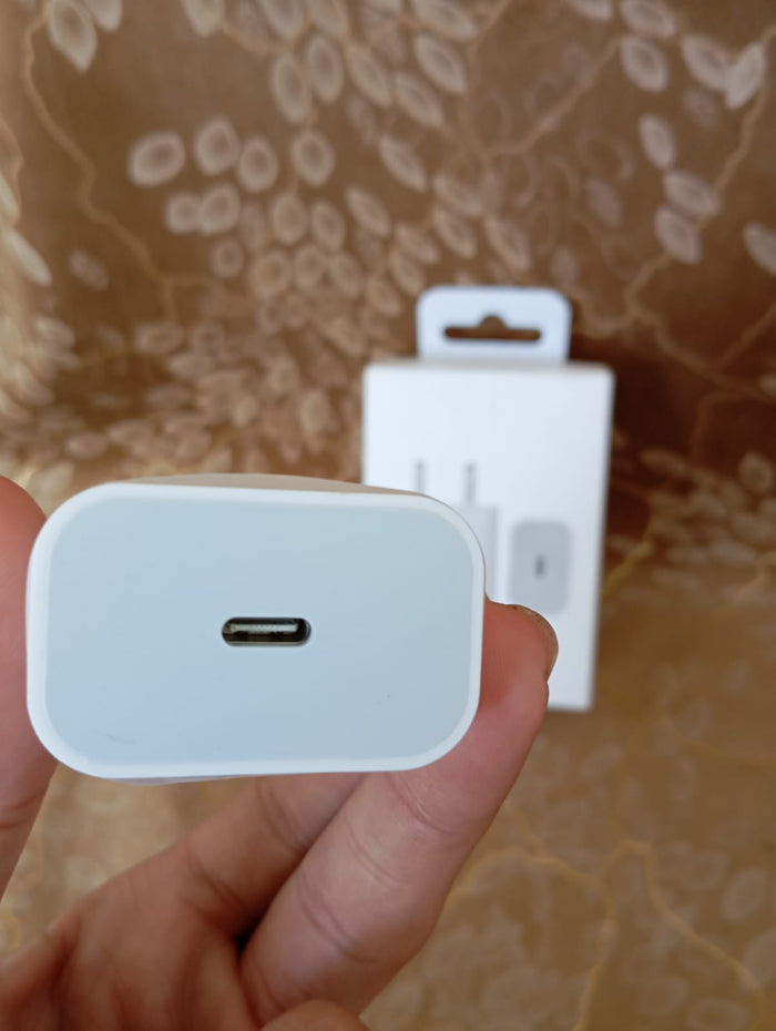 25W Original Power Adapter | White Type-C Fast Charger China Imported
