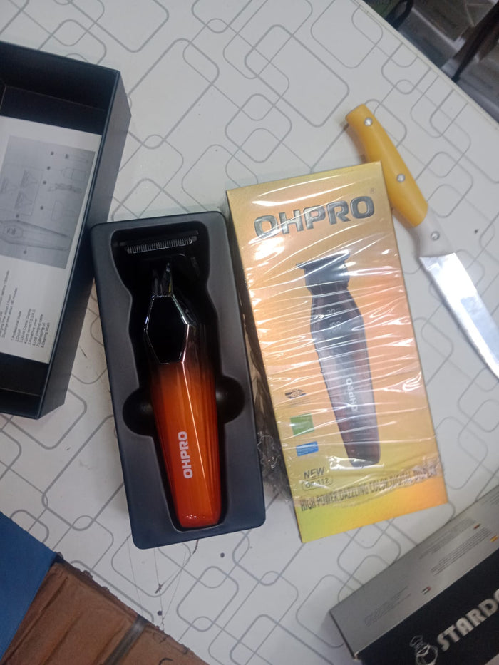 OHPRO OP-112 Cordless Hair Trimmer - Personal Care Product Designed For Grooming And Daily Hygiene Routine