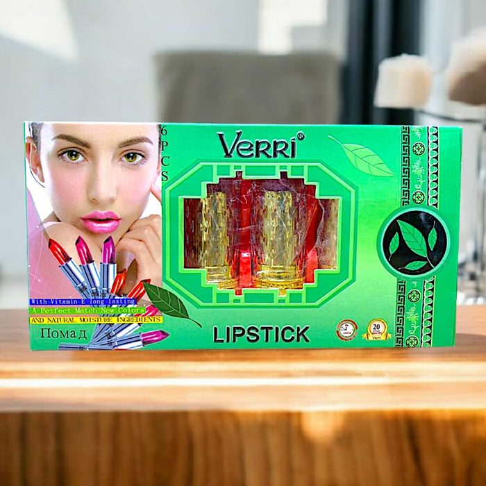 6 Pcs High Pigmented Velvet Matte Lipstick Set – Long-Lasting Multicolor Lip Shades With Smooth, Soft Texture For A Perfect Everyday Glam Look