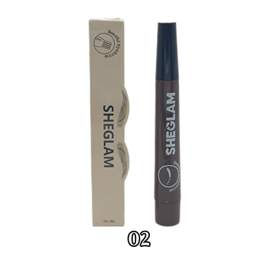 24 Hours Waterproof Liquid Eyebrow Pen - Black