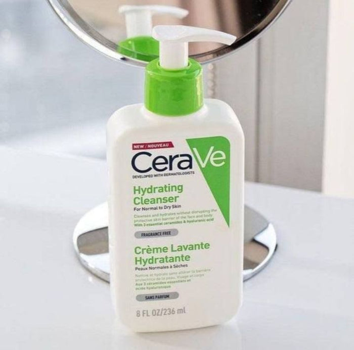 CeraVe Hydrating Cleanser With Hyaluronic Acid & Ceramides – Moisturizing Face Wash For Normal To Dry Skin (237ml)