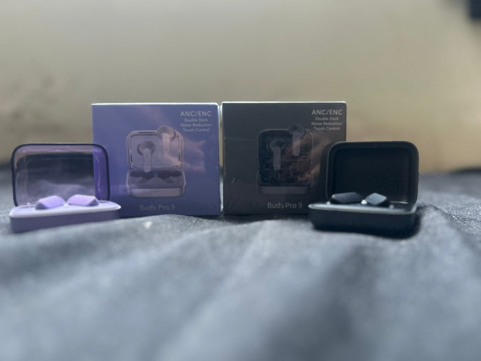 Buds Pro 9 TWS Wireless Earbuds – High-Fidelity True Wireless Stereo Earphones With ANC/ENC Double Dark Noise Reduction & Intelligent Touch Control - Random Color