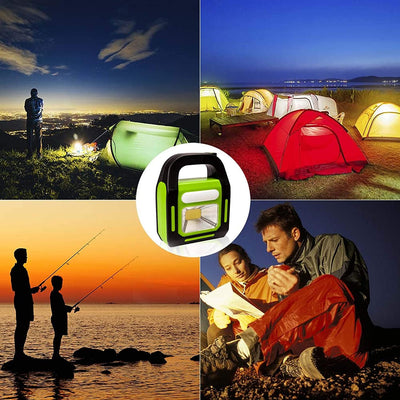 Solar Rechargeable 3-In-1 Emergency Light - Hurry Bolt Portable LED Work Light, Torch & Power Bank