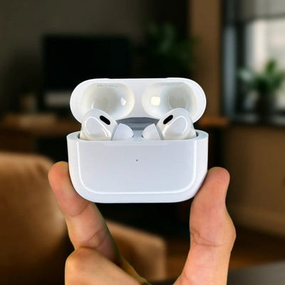 Latest AirPods Pro 2 | Bluetooth 3.1 | Wireless Earbuds With Hanging Design | Premium Sound - With Box