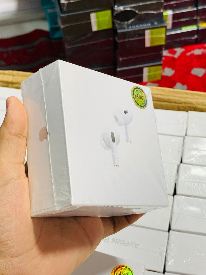 Apple Pro 2 Bluetooth Earbuds – Bazzer Sound | Magnet | Volume Control | Wireless Charging