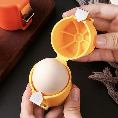 Egg Shell Opener Cutter – Portable Stainless Steel Egg Topper Tool For Boiled Eggs (Random Color)