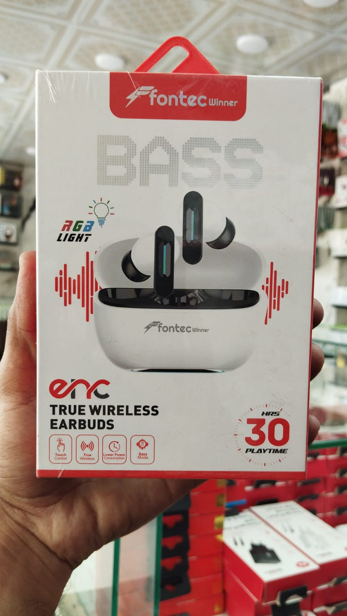 Fontec Winner TWS Wireless Earbuds – Bluetooth 5.3 Gaming Earphones With ENC Noise Cancellation & Surround Sound