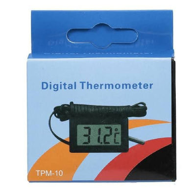 Mini LCD Digital Instant Read Thermometer Mini Room Temperature Meter Real Time Aquarium Fish Tank Temperature Meter With Waterproof Sensor