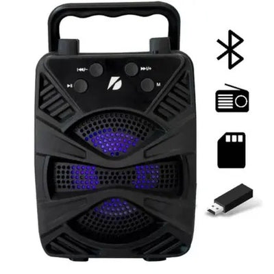 GTS-2422 Portable Bluetooth Speaker | 3 Inch Compact Wireless Speaker | Powerful Sound For Home, Travel & Outdoor