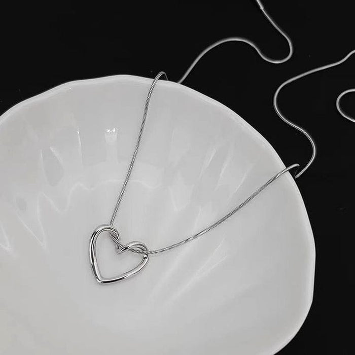 PRJ-183 Hollow Heart Pendant –Golden