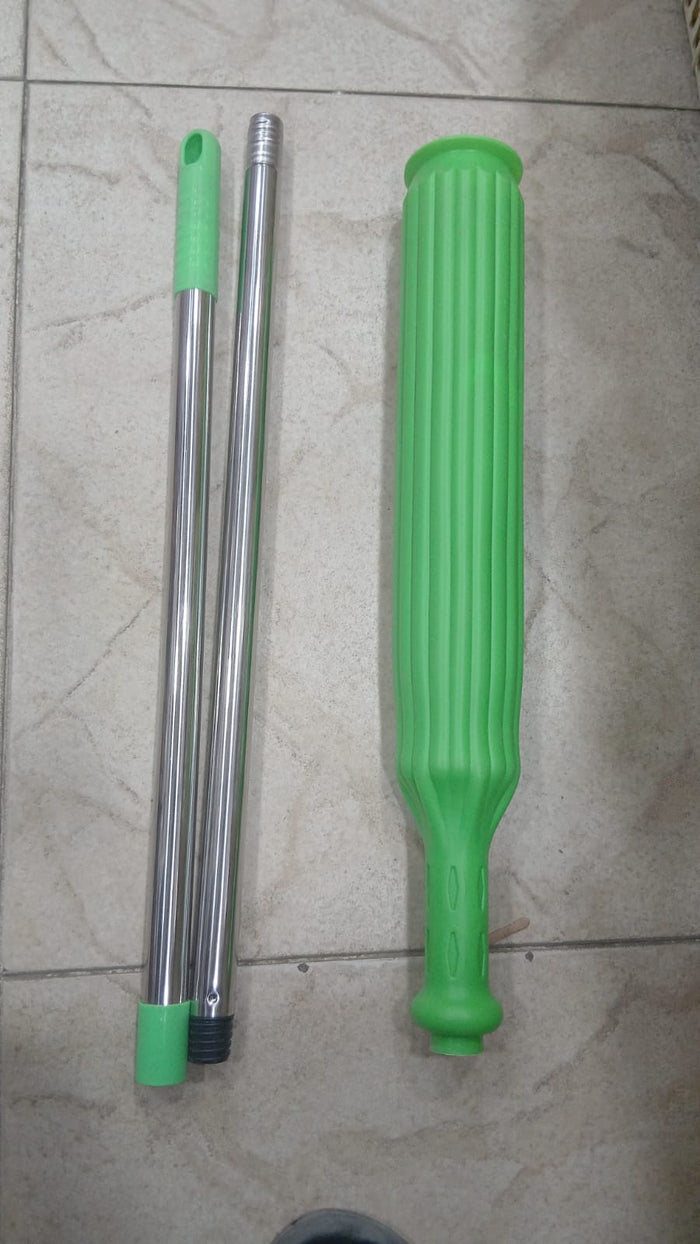 Extendable 90CM Twist Mop – 2-In-1 Rotatable Adjustable Floor Mop With Fine Fiber Fabric | 360° Self-Twisting Dehydrated Mop For Hard Floors & Walls
