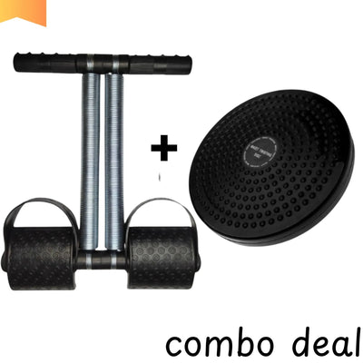 Twister Exercise Machine & Tummy Trimmer | Home Gym Fitness Equipment Set (Double Spring)