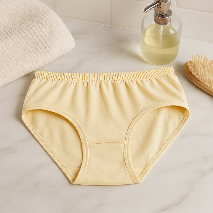 High Quality Pure Cotton Soft Fabric Panty – Comfortable Everyday Wear (Skin, S/M/L) - Large