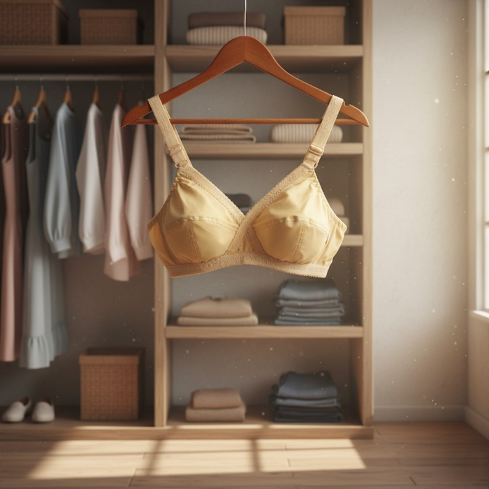 Cotton Cross Style Plus Size Bra For Women – Comfortable Everyday Wear, Soft Breathable Fabric, Sizes 44, 46, 48, 50 - 44