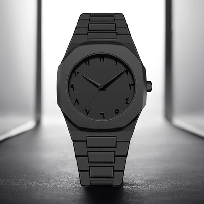 Full Black Aura Quartz Analog Watch – Lightweight Premium Design For Men & Boys (Without Box)