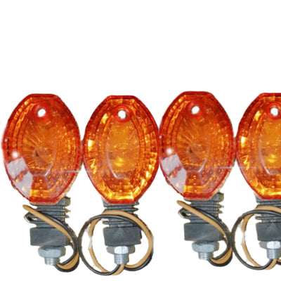 Indicator For Bike Mini Size Flexible Unbreakable Yellow Color 4 Pcs