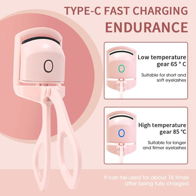 Automatic Eyelash Curler | Electric Eyelash Curler, Eye Beauty Makeup Tools, Long Lasting Curling (Random Color)