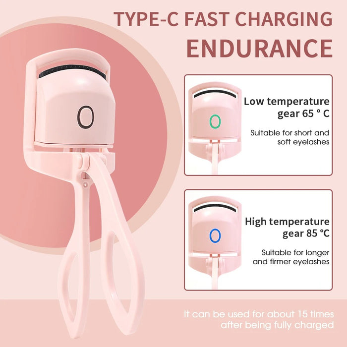 Automatic Eyelash Curler | Electric Eyelash Curler, Eye Beauty Makeup Tools, Long Lasting Curling (Random Color)