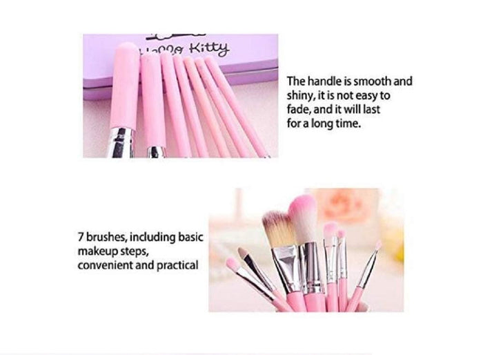 (Pack Of 7) Hello Kitty Makeup Brush Set
