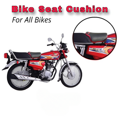 Best Bike Seat Cushion For Back Pain Red Black Waterproof Universal Relaxer Bike Seat Cushion And Motorcycle Seat Cover For All Bikes( Red Black )