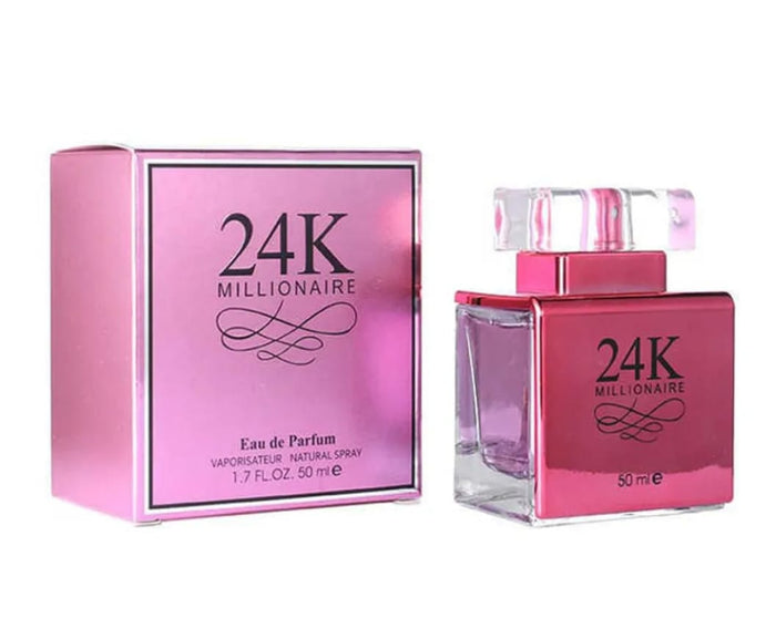 24K Millionaire Perfume Women's Eau De Fruity Scent 50ml (Original)