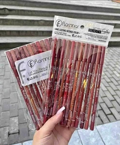 Flormar Lip Pencils Shades Of Nude Color Multicolor Package Includes 6 X Lip Pencil(Random Color)