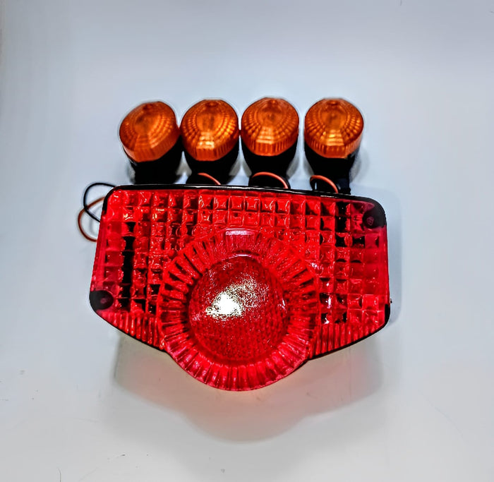 Mini Motorcycle Indicator With Backlight – Suitable For 70cc/125cc Bikes, Compact Design, Fancy Packaging.