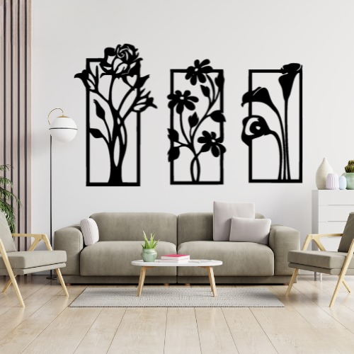 3d Flower Frame Wall Art | Wooden Flower Frame Wall Art | Wall Decoration | Decor For Home Wall Decoration Attractive Wooden Wall Art