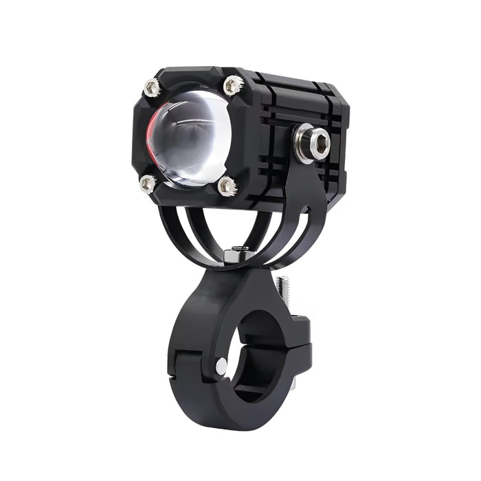 Universal Motorcycle LED Auxiliary Headlight – High/Low Beam Super Bright Fog & Driving Light With Waterproof IP65 Spotlight For All Bikes And Weather Conditions - Pack Of 01