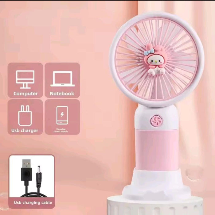 Mini Fan Multifunctional Cool Summer Fruit Cartoon Handheld Mini Fan(Random Color )
