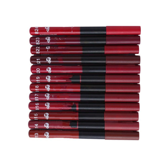 Nude Shade Lipstick Pencil – High Pigment, Smooth Application & Long-Lasting Finish - Pack Of 12