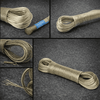 PVC Clothes Line 20M With Hooks | Heavy Duty Galvanized Steel Core Laundry Wet Rope | Durable PVC Coated Clothesline Wire