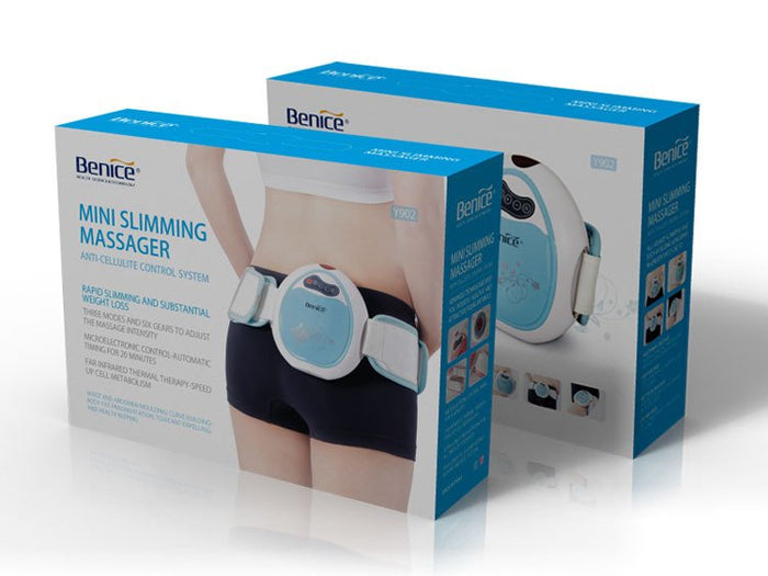 Electric Body Slimming Massage Belt Anti-Cellulite Control System Waist Loss Weight Slimmer Home Vibration Fat Burning Device