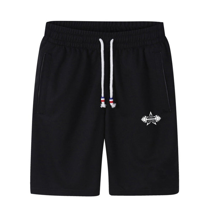 Branded Men’s Shorts Pocket BLACK | MEN | For Gym, Sports & Fitness - L