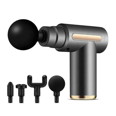 Professional Smart Percussion Massage Gun – High-Intensity Deep Tissue Muscle Massager With 4 Interchangeable Heads