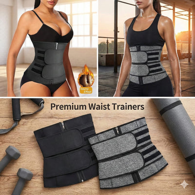 Women Waist Trainer Neoprene Body Shaper Belt Slimming Sheath Belly Reducing Shaper Tummy Sweat Shapewear Workout Shaper Corset