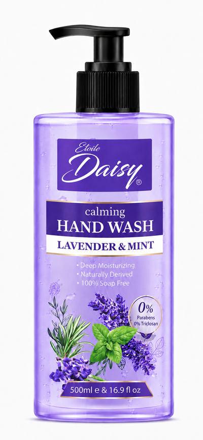Etoile Daisy Calming Lavender & Mint Hand Wash 500ml – Deep Moisturizing & Refreshing Skin Care Hand Wash