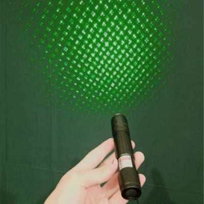 Green Laser Light Aluminum Alloy Body Black Color Two Mode Lighting Star Light Or Single Beam Durable Quality Reliable Utility
