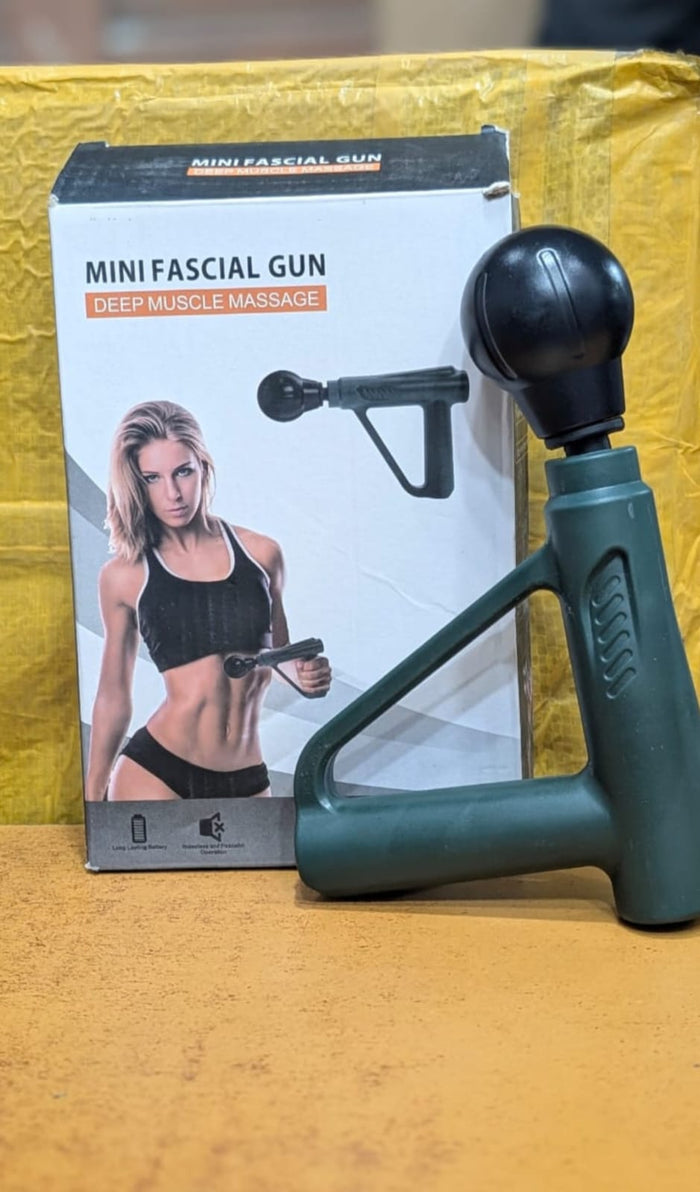 Mini Fascial Gun Deep Tissue Massager For Quick Muscle Relief And Portable Relaxation Therapy Rechargable (Random Colour)