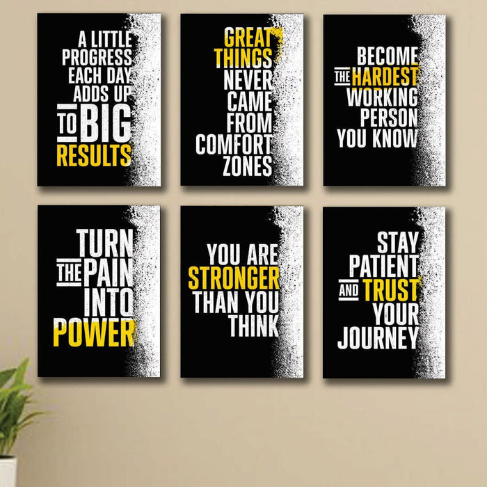 Set Of 6 Premium Wall Art Photo Tiles – Modern Home Decor Sets 8x11