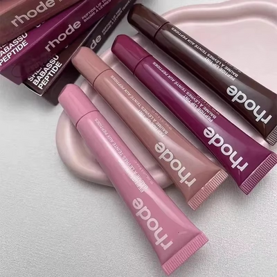 8 Colors Rhode Lip Care Series | Tinted Lip Balm | Lasting Moisturizing Blushes | Hydrated Lip Gel Oil | Pout Lips Long-Acting Lip Treatment - Espresso