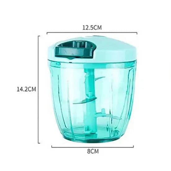 Eotia Hand Cutter – Manual Vegetable And Food Chopper For Quick And Easy Kitchen Food Preparation And Cooking Tasks ( 500ML Random Color)