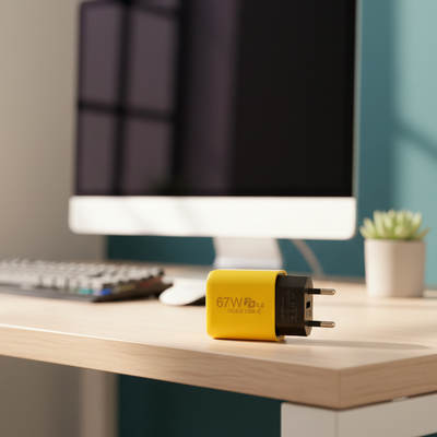 67W Pd 4.0 Qc3.0 Usb-C Fast Charger – High-Speed Charging Adapter With Compact And Durable Design