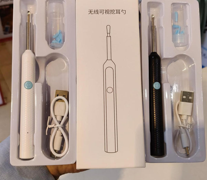 Rechargeable Smart Wireless Ear Camera Kit | Visual Ear Wax Removal Tool With Mobile Display | Random Colour