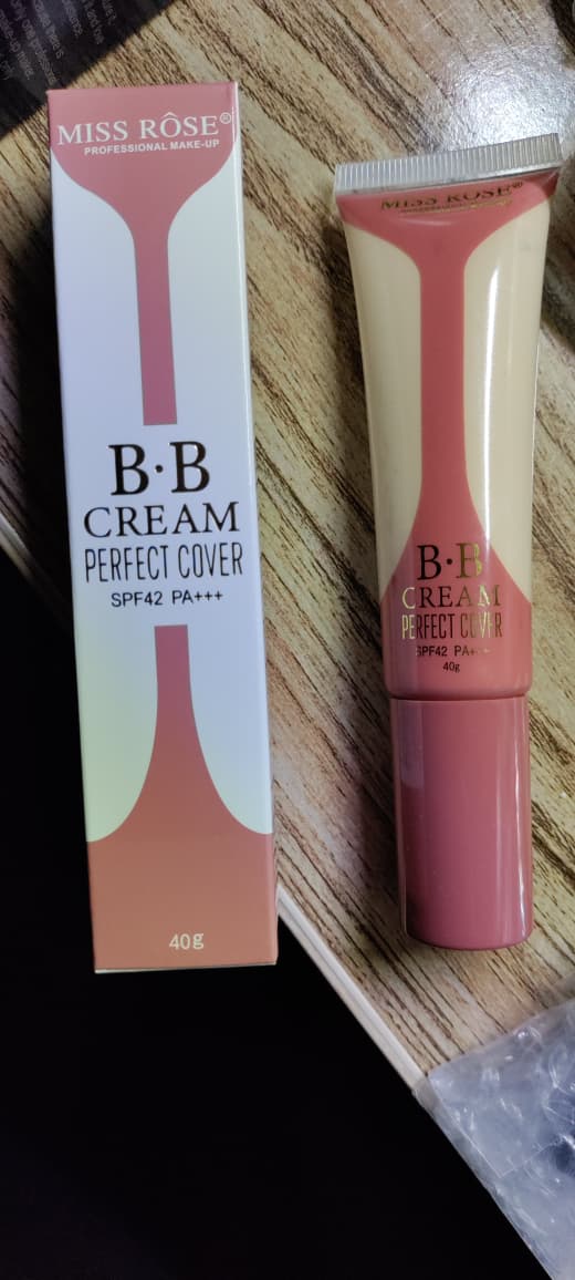 Miss Rose BB Cream Perfect Cover – High Coverage, Flawless Finish & Long-Lasting Foundation - Beige