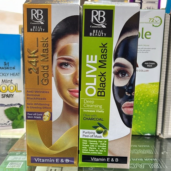 RB Cosmetics Face Mask - Skincare Product Designed For Facial Care And Skin Cleanliness Maintenance Routine - 100ML (24k Gold)