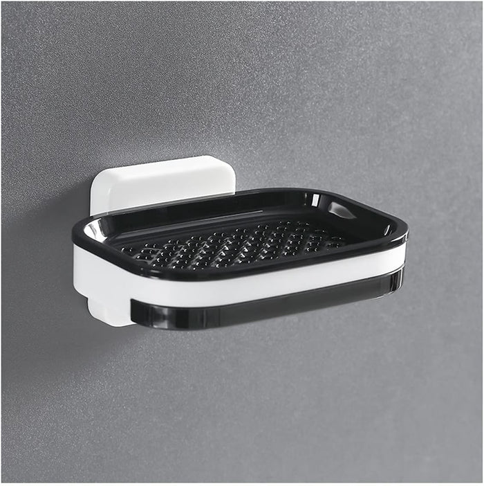 Wall Mounted Soap Holder With Draining Tray Holder For Bathroom | Bar, Holder Rack For Shower Wall, Kitchen, Bathroom(Random Color)