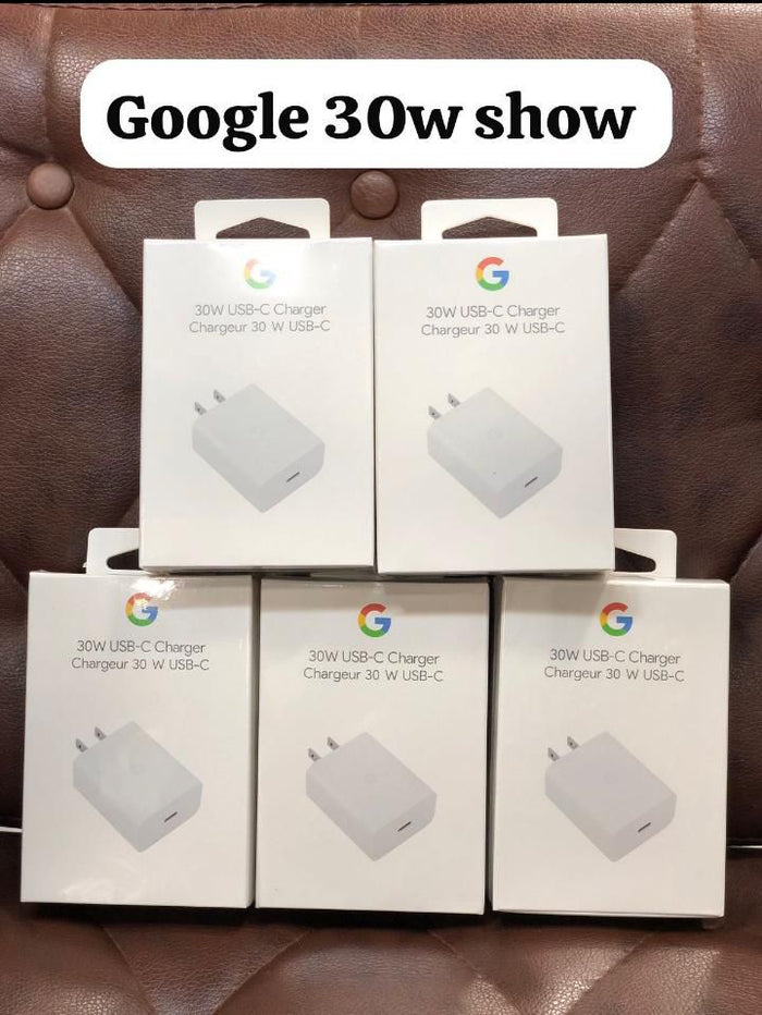 Google 30W USB-C Power Adapter – High-Speed Fast Charging Wall Charger