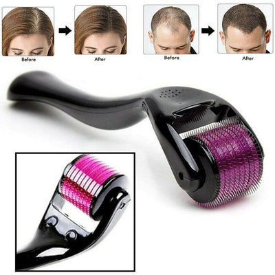 Derma Roller 0.5mm Micro Needle For Skin Care, Hair Growth, Acne Scars & Anti-Aging